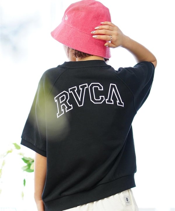 RVCA ルーカ ARCH RVCA SWEAT レディース 半袖 スウェット S S BE04C-211