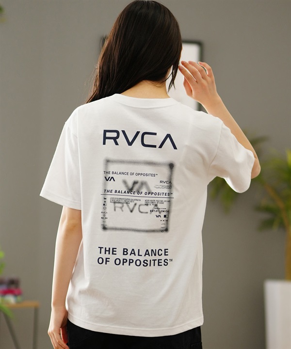 【マトメガイ対象】RVCA ルーカ レディース オーバーサイズTシャツ バックプリント BE04C-212