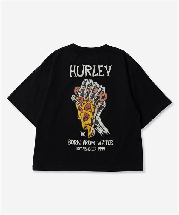 【マトメガイ対象】Hurley ハーレー BOYS OVERSIZE PIZZA SHORT SLEEVE TEE キッズ 半袖 Tシャツ BSS2431005