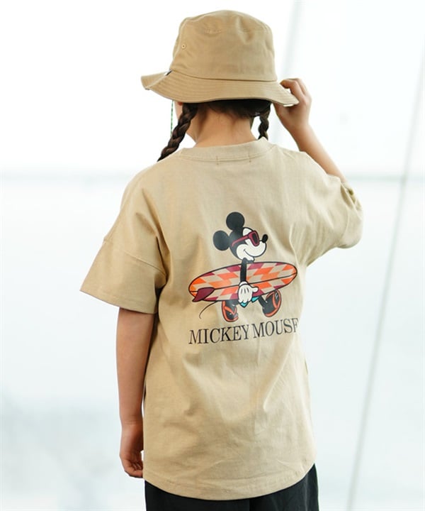 【マトメガイ対象】ANTIBAL アンティバル キッズ Tシャツ 半袖 バックプリント オーバーサイズ ミッキーマウス 242AN3ST179MU