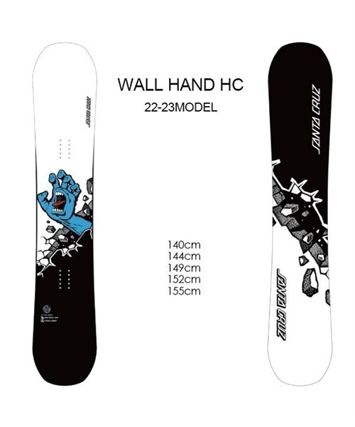 店頭受取対象外】スノーボード 板 SANTA CRUZ サンタクルーズ WALL