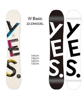 スノーボード 板 レディース YES. イエス W Basic 22-23モデル ムラサキスポーツ JJ B17