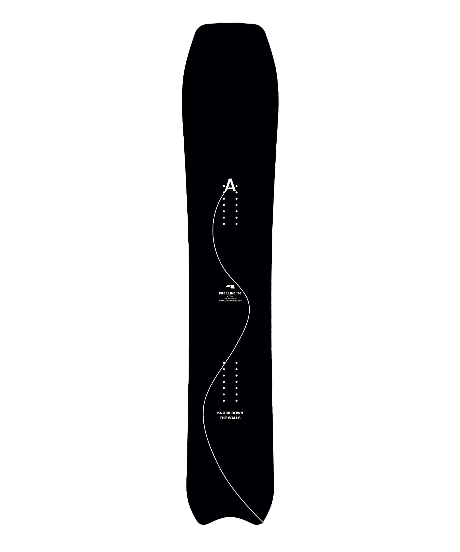 スノーボード 板 メンズ ALLIAN アライアン FREE LINE 23-24モデル 
