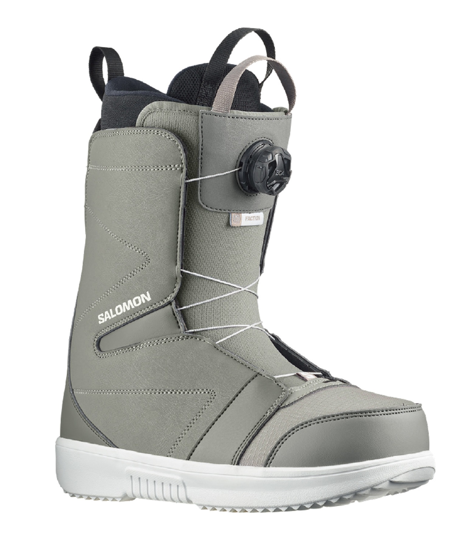 【早期購入】SALOMON サロモン スノーボード ブーツ メンズ FACTION BOA 24-25モデル ムラサキスポーツ KK C2(SteepleGray-25.0cm)