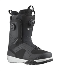 【早期購入】SALOMON サロモン スノーボード ブーツ メンズ DIALOGUE DUAL BOA ムラサキスポーツ 24-25モデル LL A19(BlackBlackWhite-25.0cm)