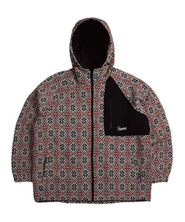 スノーボード ウェア ジャケット ユニセックス BSRABBIT ビエスラビット ETHNIC HOODED 23-24モデル KK G21