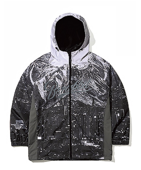 スノーボード ウェア ジャケット ユニセックス BSRABBIT ビエスラビット MOUNTAIN CITY HOODED 23-24モデル KK G21