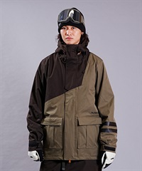 スノーボード ウェア ジャケット ユニセックス HURLEY ハーレー BLOCK PARTY SNOW MSW2312041 23-24モデル ムラサキスポーツ KK K16