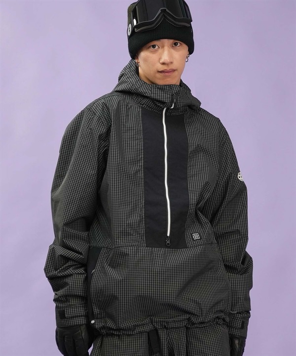 686 シックスエイトシックス GHOST 2.5L SHELL ANORAK ユニセックス スノーボード ウェア ジャケット 24-25モデル M3WN136 LL