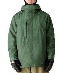 【早期購入/店頭受取対象外】686 シックスエイトシックス GORE-TEX CORE SHELL ユニセックス スノーボード ウェア ジャケット 24-25モデル M2W107 LL A11(CYGRN-S)