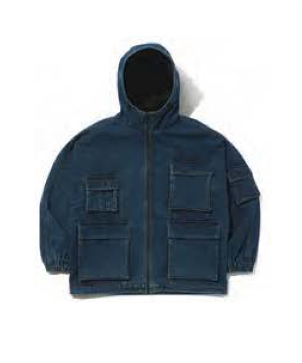 BSRABBIT ビーエスラビット スノーボード ウェア ジャケット ユニセックス DSXBS WAX REAL DENIM 5 POCKET HOODED 24-25