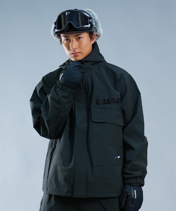 BSRABBIT ビーエスラビット スノーボード ウェア ジャケット ユニセックス 韓国 REFINED HOODED JACKET 24-25モデル LL H15