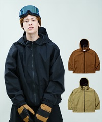 【早期/店頭受取対象外】 BSRABBIT ビーエスラビット スノーボード ウェア ジャケット ユニセックス 韓国 SOFT PEACH HOODED JACKET 24-25モデル(BK-M)