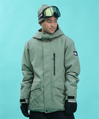 QUIKSILVER クイックシルバー スノーボード ウェア ジャケット ユニセックス MISSION SOLID JK ムラサキスポーツ 24-25モデル LX H1(GLW0-S)