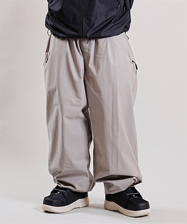 スノーボード ウェア パンツ ユニセックス BSRABBIT ビエスラビット WORK STRETCH 3L SUPER WIDE JOGGER 23-24モデル G21