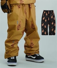 BSRABBIT ビーエスラビット スノーボード ウェア パンツ ユニセックス 3D BEARRABBIT WIDE TRACK PANTS 24-25モデル(BR-S)