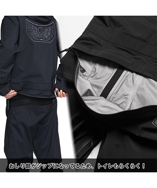 スノーボード ウェア ジャケット ゴアテックス ユニセックス VOLCOM ボルコム JAMIE-GORE-TEX-SUIT 22-23モデル ムラサキスポーツ JJ I7(BLK-S)