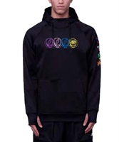 スノーボード ウェア フーディー ユニセックス 686 M3WNCS112 BONDED FLEECE PULLOVER HOODY 23-24モデル KK A26(GRATEFULDEADBLACK-M)