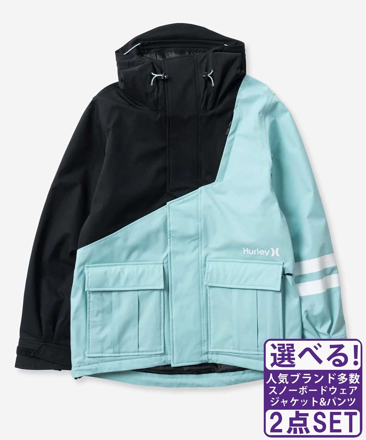 ☆スノーボードウェア 2点セット ジャケット パンツ 上下 Hurley