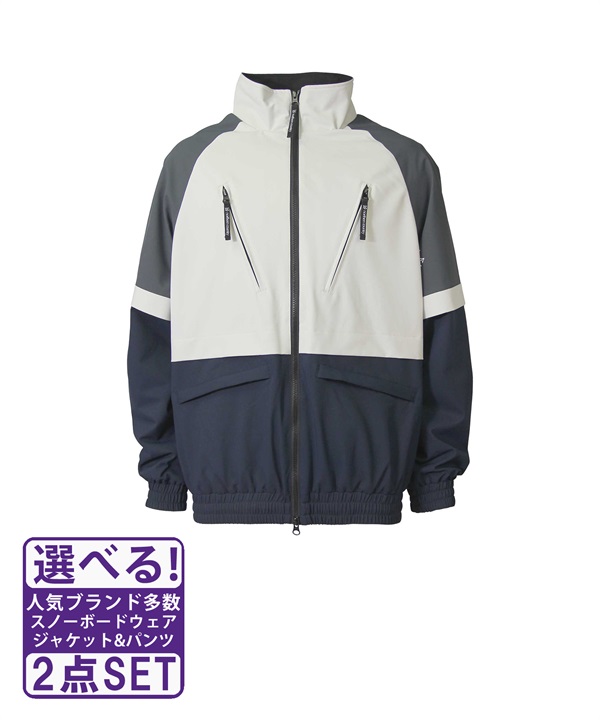 ☆スノーボードウェア 2点セット ジャケット パンツ 上下 northern country ノーザンカントリー SNOW BREAK FAT LINE FUN 23-24モデル ムラサキスポーツ