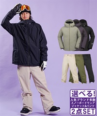 ☆スノーボードウェア 2点セット ジャケット パンツ 上下 VOLCOM ボルコム 2836 INS 5-POCKET 23-24モデル ムラサキスポーツ(【Jacket】BLK-S-【Pants】BLK-S)