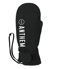 ANTHEM アンセム スノーボード グローブ ユニセックス ミトン LOGO MITT ムラサキスポーツ 24-25モデル LX J10(BLACK-ML)