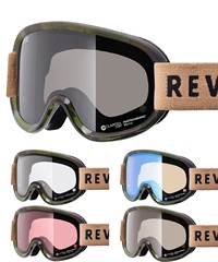 スノーボード ゴーグル ユニセックス REVOLT リボルト 平面レンズ 調光レンズ SUPER LIGHT FRAME ムラサキスポーツ 23-24モデル KK L8(PINKPOLA/CLEARPHO-F)