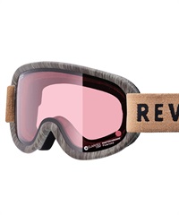 スノーボード ゴーグル ユニセックス REVOLT リボルト 平面レンズ 調光レンズ SUPER LIGHT FRAME ムラサキスポーツ 23-24モデル KK L8(PINKPOLA/CLEARPHO-F)