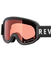 スノーボード ゴーグル ユニセックス REVOLT リボルト 平面レンズ 調光レンズ SUPER LIGHT FRAME ムラサキスポーツ 23-24モデル KK L8(PINKPOLA/CLEARPHO-F)