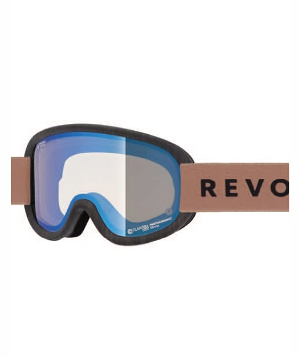 REVOLT リボルト スノーボード ゴーグル ユニセックス 調光レンズ 平面レンズ SUPER LIGHT FRAME R25MBW ムラサキスポーツ 24-25モデル LL J17