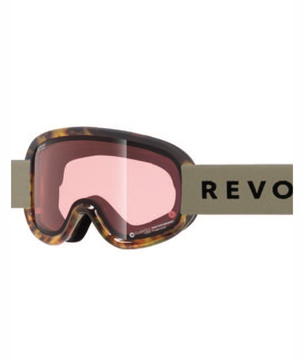 REVOLT リボルト スノーボード ゴーグル ユニセックス 調光レンズ 平面レンズ SUPER LIGHT FRAME R25TOR ムラサキスポーツ 24-25モデル LL J17