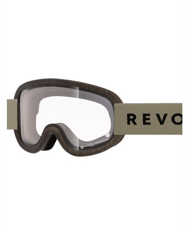 REVOLT リボルト スノーボード ゴーグル ユニセックス 調光レンズ 平面レンズ SUPER LIGHT FRAME R25GRE ムラサキスポーツ 24-25モデル LL J17