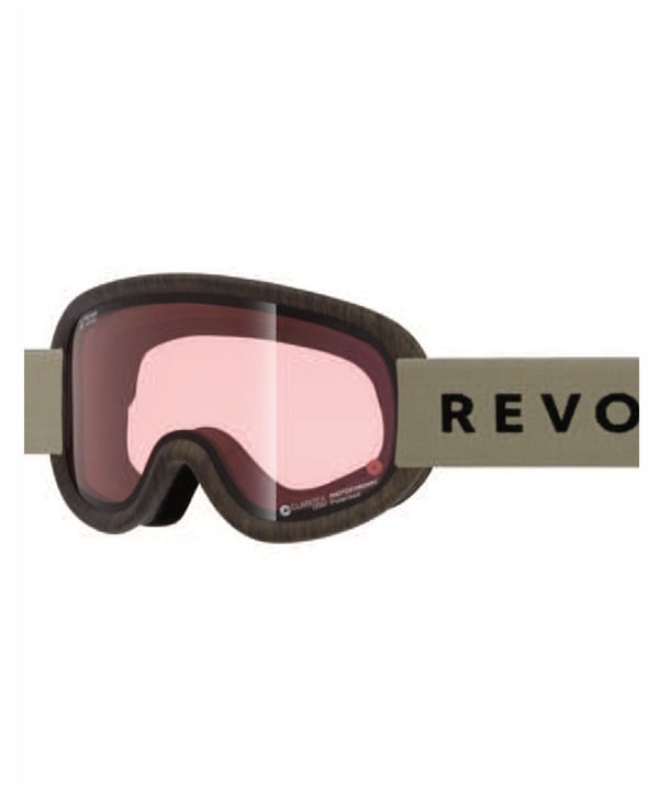 REVOLT リボルト スノーボード ゴーグル ユニセックス 調光レンズ 平面レンズ SUPER LIGHT FRAME R25GRE ムラサキスポーツ 24-25モデル LL J17