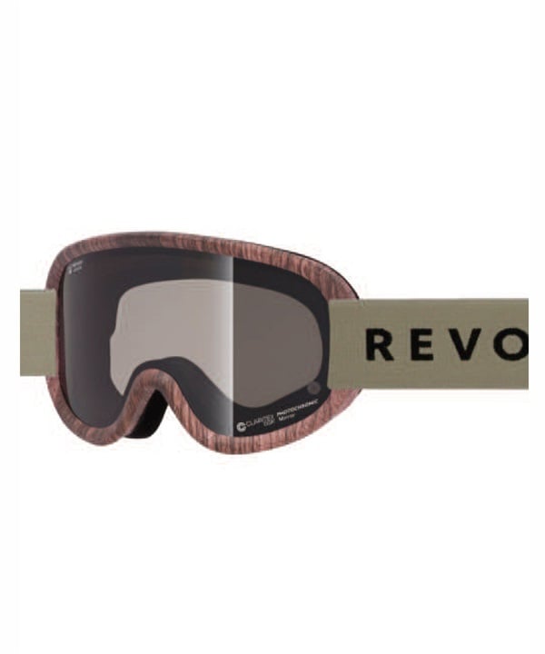 REVOLT リボルト スノーボード ゴーグル ユニセックス 調光レンズ 平面レンズ SUPER LIGHT FRAME R25PIN ムラサキスポーツ 24-25モデル LL J17