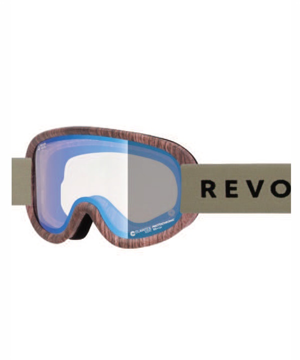 REVOLT リボルト スノーボード ゴーグル ユニセックス 調光レンズ 平面レンズ SUPER LIGHT FRAME R25PIN ムラサキスポーツ 24-25モデル LL J17