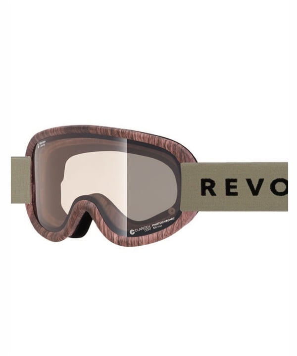 REVOLT リボルト スノーボード ゴーグル ユニセックス 調光レンズ 平面レンズ SUPER LIGHT FRAME R25PIN ムラサキスポーツ 24-25モデル LL J17