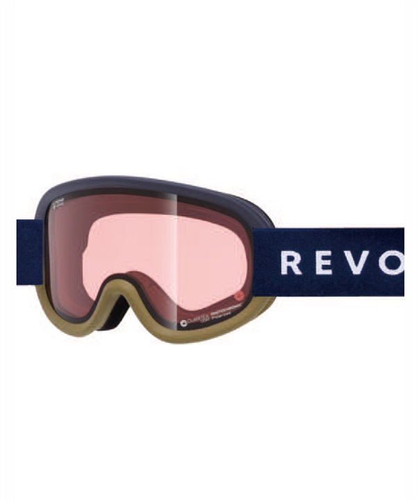 REVOLT リボルト スノーボード ゴーグル ユニセックス 調光レンズ 平面レンズ SUPER LIGHT FRAME R25MOD ムラサキスポーツ 24-25モデル LL J17