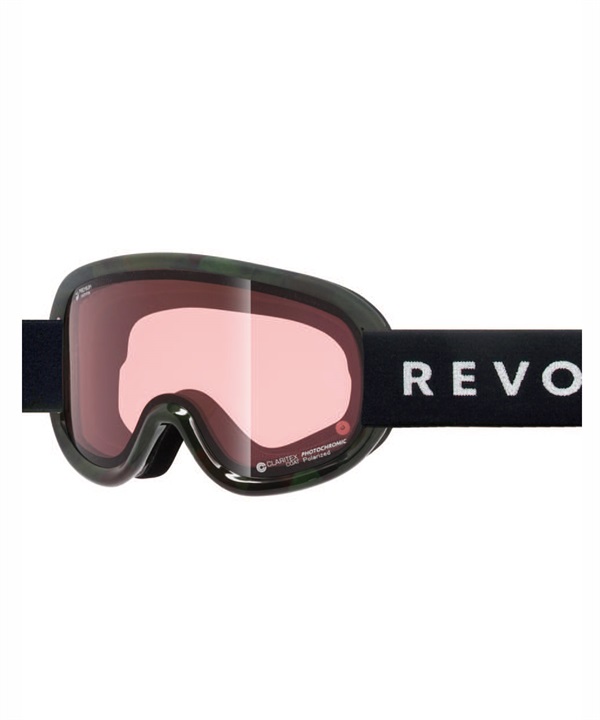 REVOLT リボルト スノーボード ゴーグル ユニセックス 調光レンズ 平面レンズ SUPER LIGHT FRAME R25BRE ムラサキスポーツ 24-25モデル LL J17