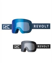 REVOLT リボルト スノーボード ゴーグル ユニセックス 調光レンズ 平面レンズ FRAMELESS RC ムラサキスポーツ 24-25モデル LL J17(09GCP-ONESIZE)