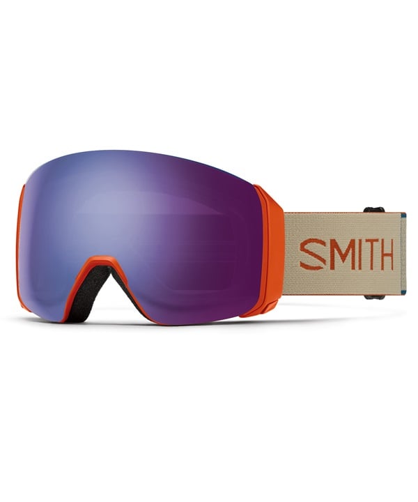 SMITH スミス スノーボード ゴーグル ユニセックス 球面 4D MAG XL RUST ムラサキスポーツ 24-25モデル LL I20