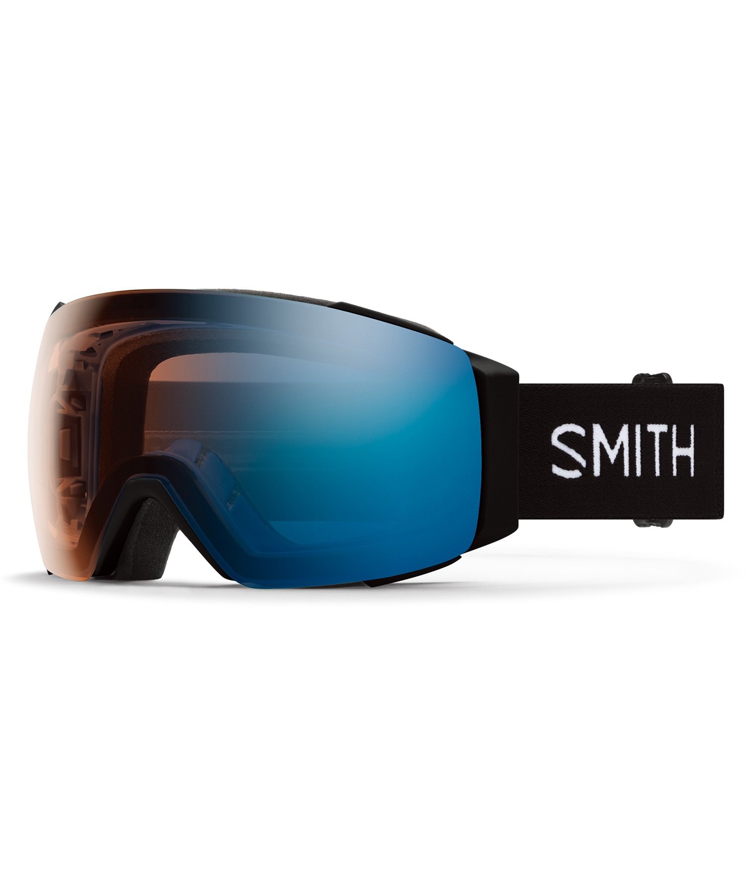 SMITH スミス スノーボード ゴーグル ユニセックス 球面 I O MAG BLACK ムラサキスポーツ 24-25モデル LL I20(Black-ONESIZE)