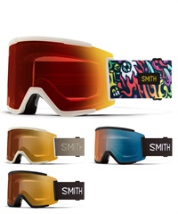 SMITH スミス スノーボード ゴーグル ユニセックス 平面 SQUAD XL ムラサキスポーツ 24-25モデル LX I20(ArtistSiriesTallBoy-ONESIZE)