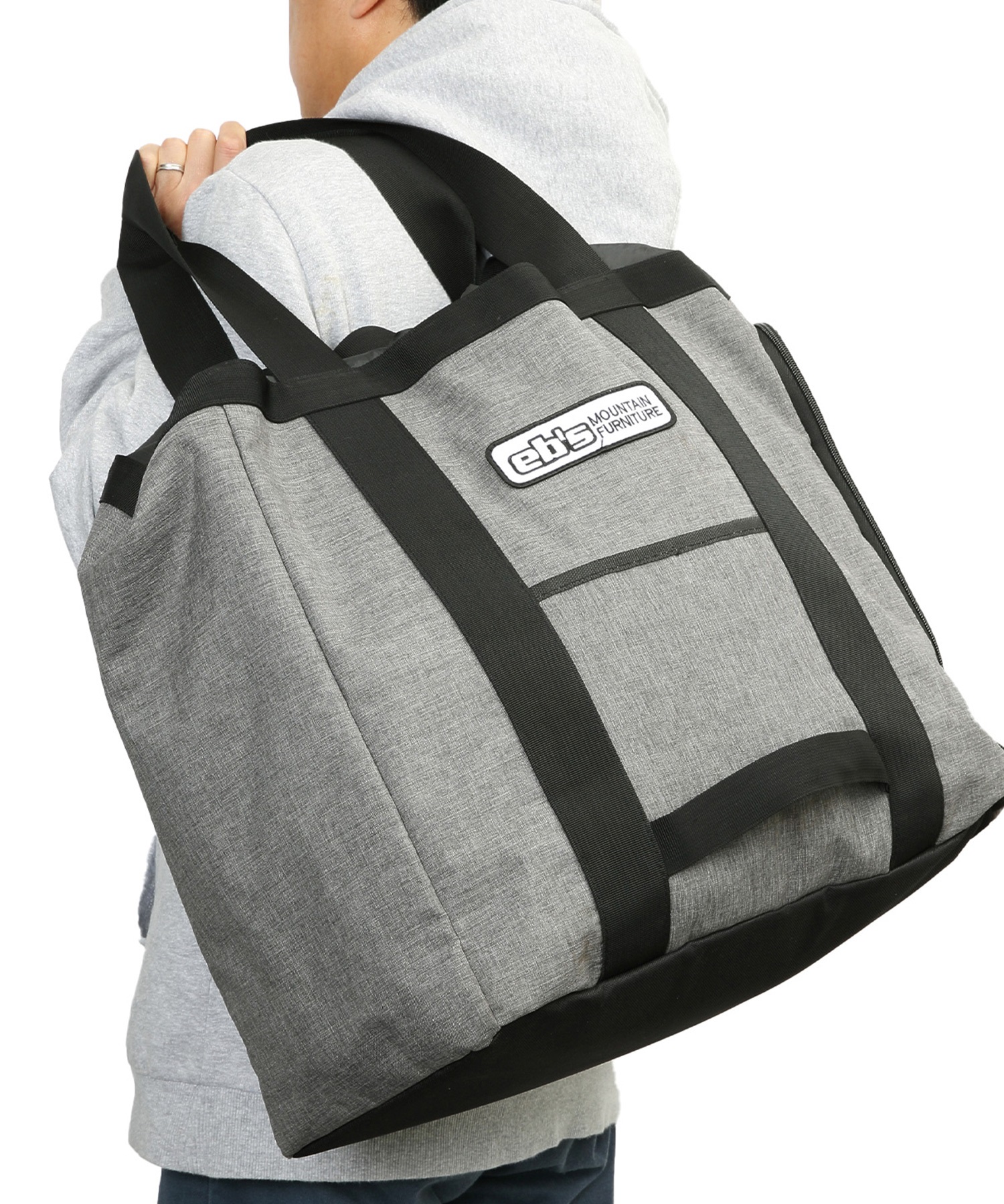 スノーボード バッグ ブーツケース eb's エビス BOOTS TOTE 23-24モデル ムラサキスポーツ KK J6(HGREY-ONESIZE)