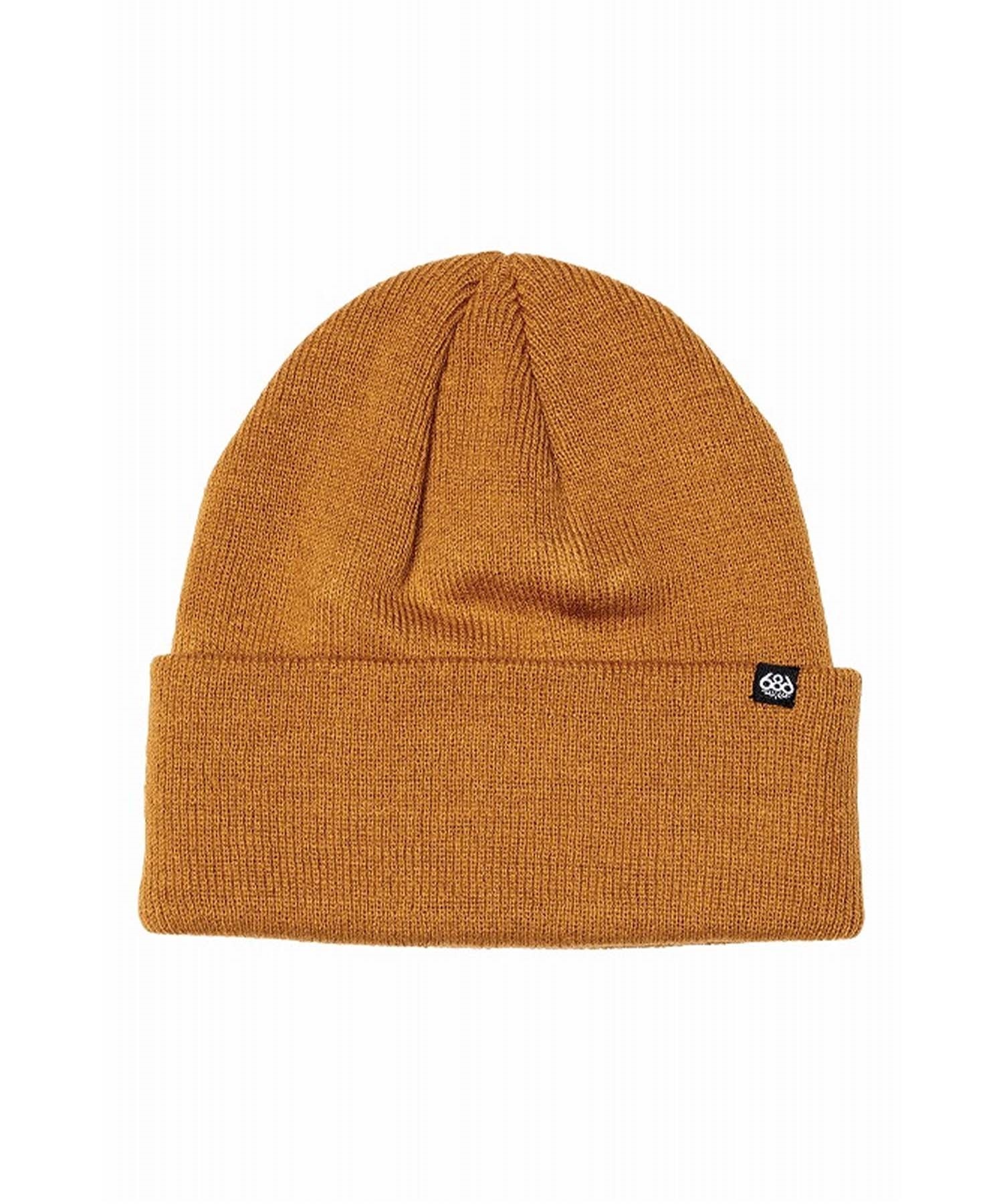 スノーボード スノービーニー ユニセックス 686 シックスエイトシックス STANDARD ROLL UP BEANIE KCRBNE04 ムラサキスポーツ JJ A17(GLDB-ONESIZE)