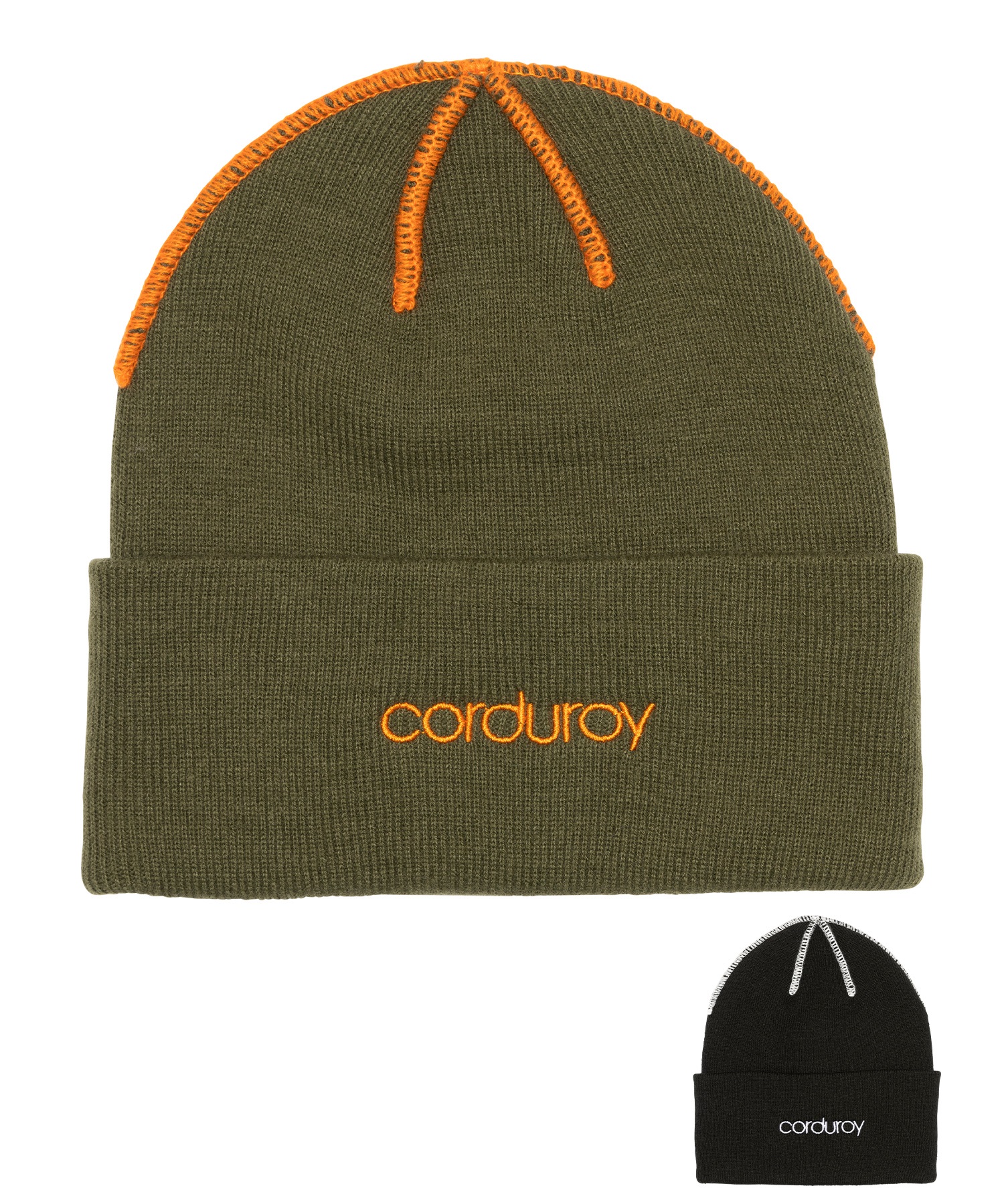 スノーボード ビーニー ユニセックス CORDUROY コーデュロイ INSIDE OUT BEANIE 23-24モデル ムラサキスポーツ KK K23(BLK-ONESIZE)