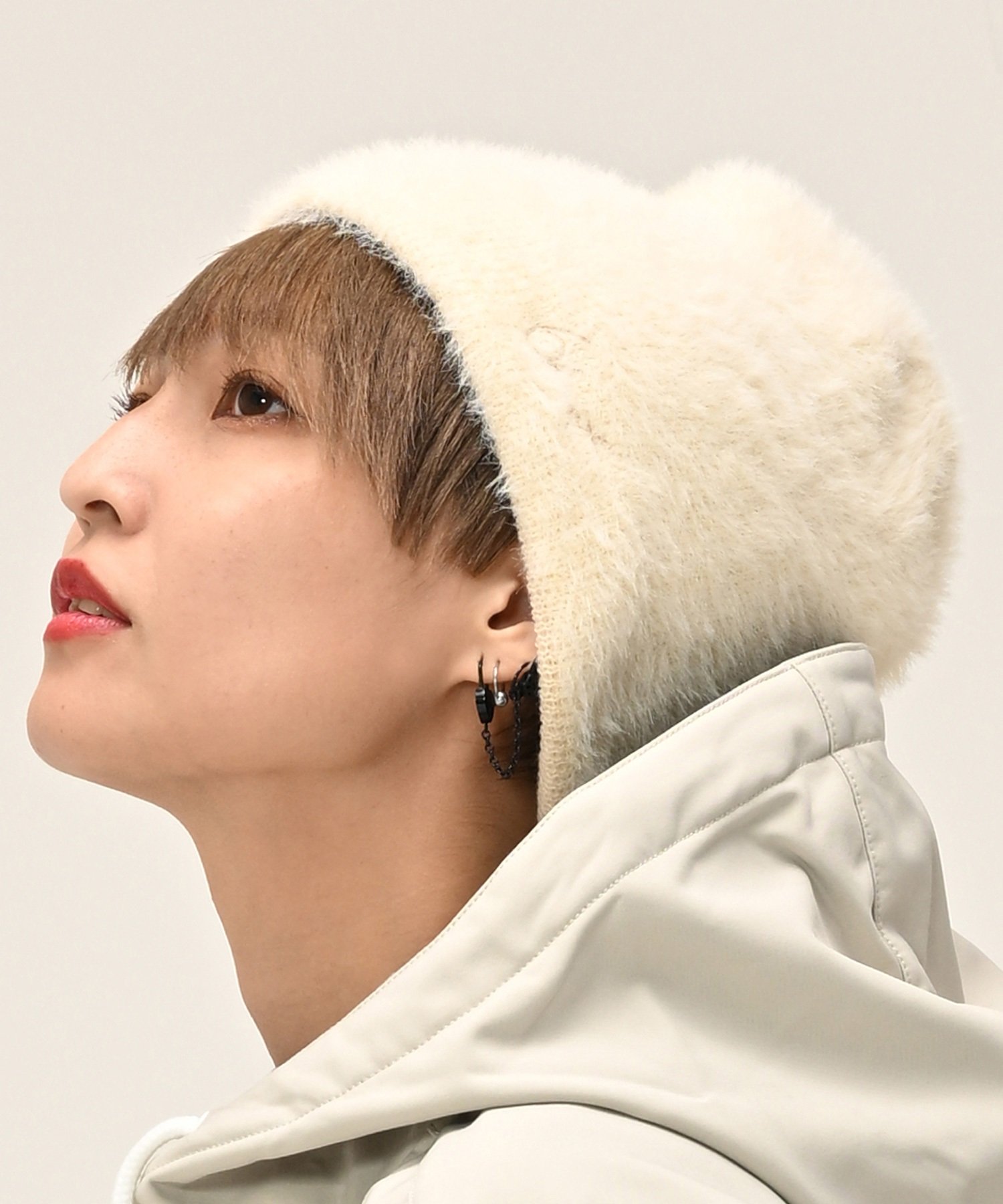 スノーボード ビーニー レディース 6KNOT シックスノット SHAGGY BEANIE 6KKC0101 ムラサキスポーツ 23-24モデル KX L15(IVORY-ONESIZE)