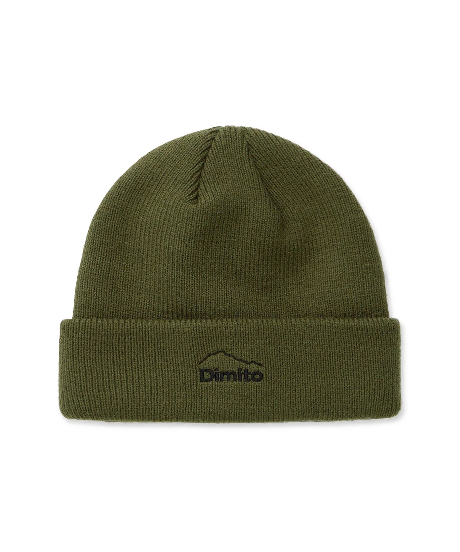 DIMITO ディミト スノーボード ビーニー ユニセックス DMT LOGO BEANIE ムラサキスポーツ 24-25モデル LL J3(KHAKI-ONESIZE)