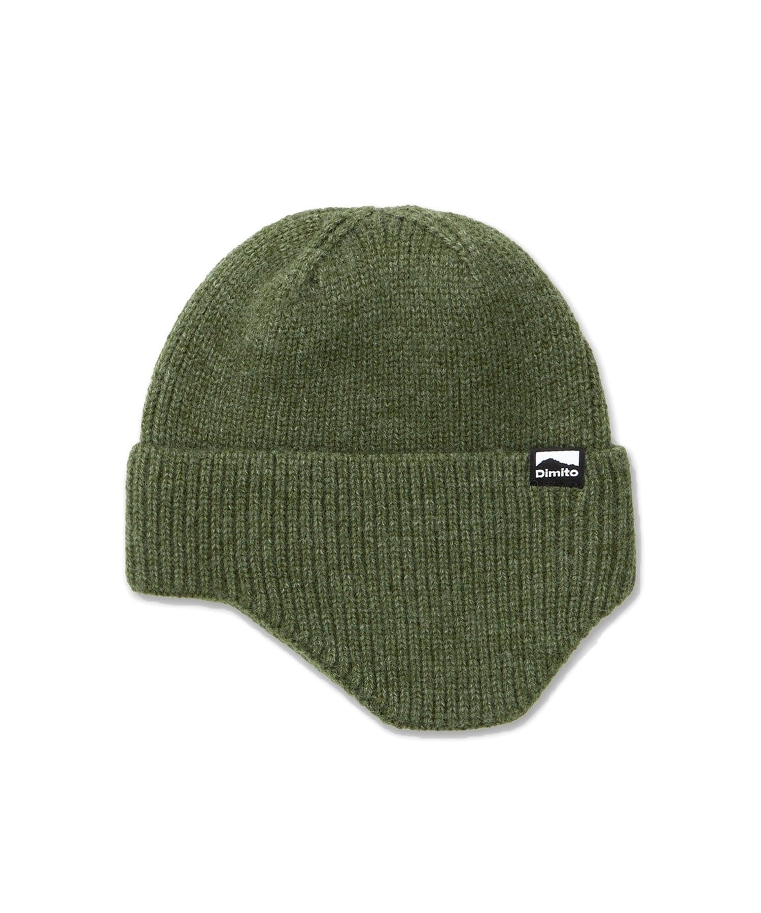 DIMITO ディミト スノーボード ビーニー ユニセックス DMT EAR BEANIE ムラサキスポーツ 24-25モデル LL J3(KHAKI-ONESIZE)