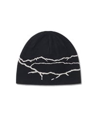 DIMITO ディミト スノーボード ビーニー ユニセックス HAE LINE BEANIE ムラサキスポーツ 24-25モデル LL J3(BLACK-ONESIZE)