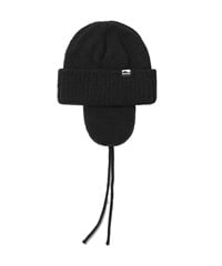 DIMITO ディミト スノーボード ビーニー ユニセックス 24 EAR FLAP BEANIE ムラサキスポーツ 24-25モデル LL J3(BLACK-ONESIZE)